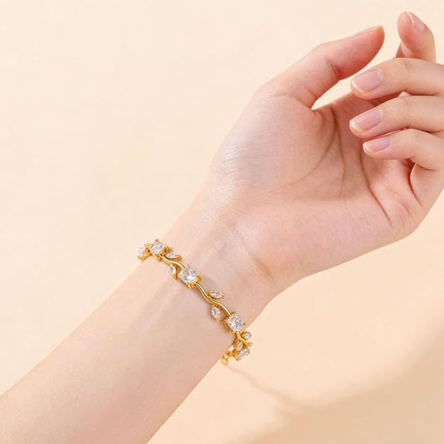 White Tulip Bracelet