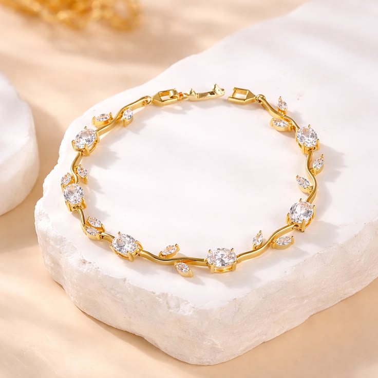 White Tulip Bracelet
