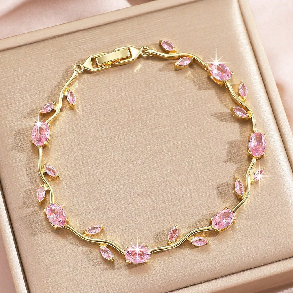 Pink Tulip Bracelet