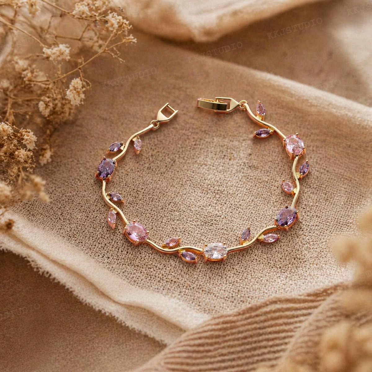 Multi Colour Tulip Bracelet