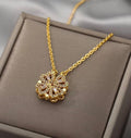 2 in 1 Magnetic Heart Necklace for Women | Detachable Heart Pendant Gold Plated Fashion Jewellery
