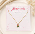 Elegant Tulip Pendant Necklace
