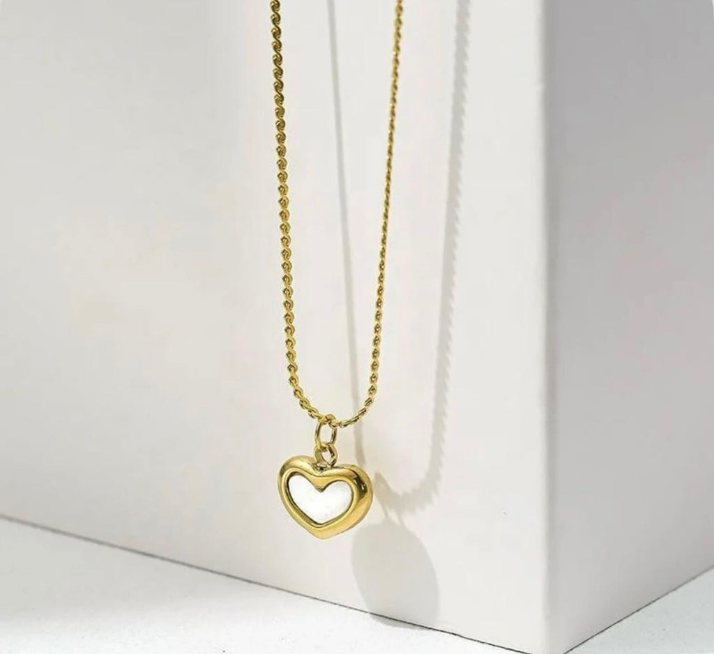 Golden Open Heart Pendant