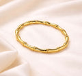 Bamboo Gold Stretch Bracelet