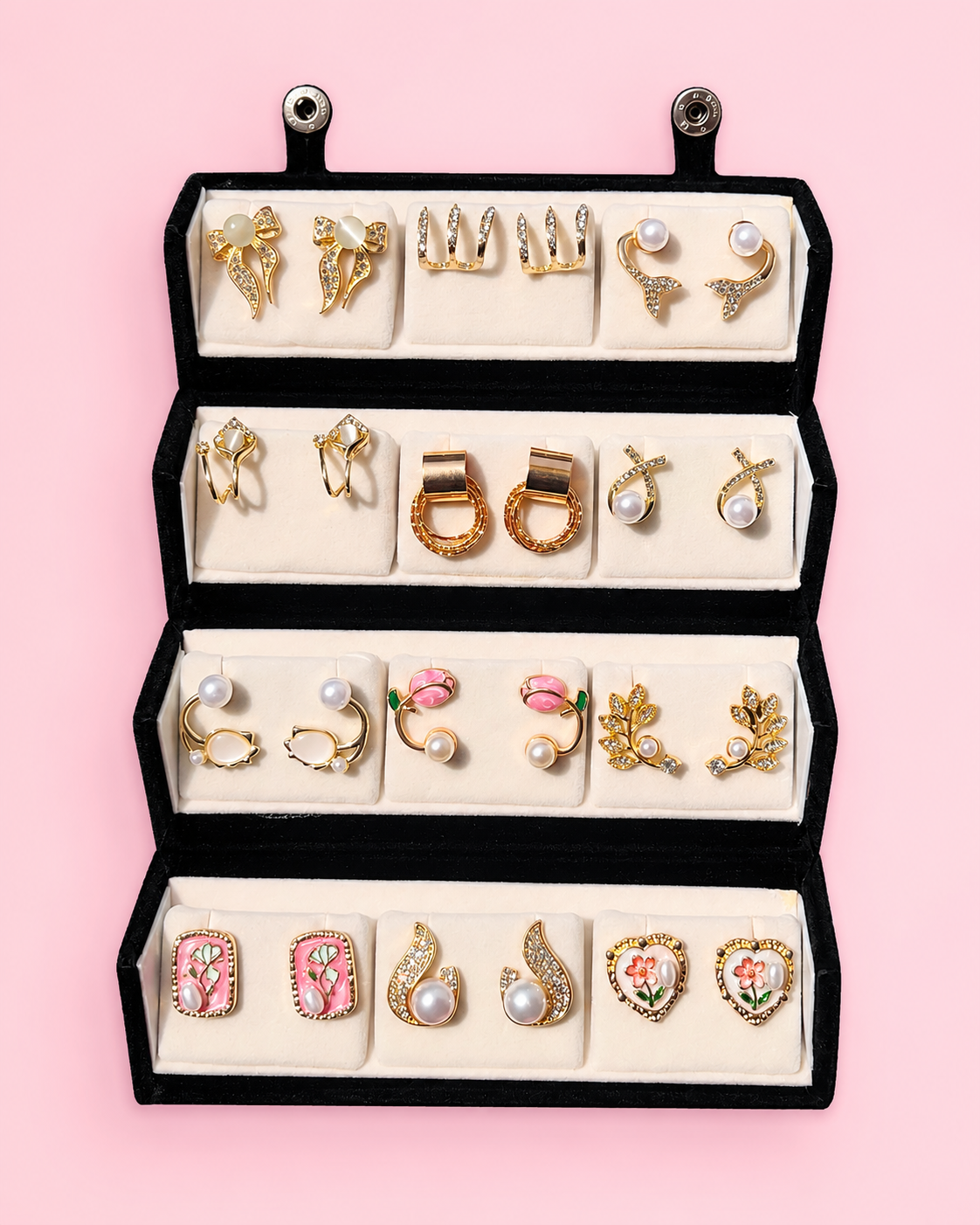12 peice Korean earrings box